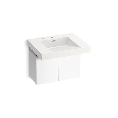 Kohler Constellation 30In Wall-Mount Lavatory System In Iconic White 81029-BPW-KEW